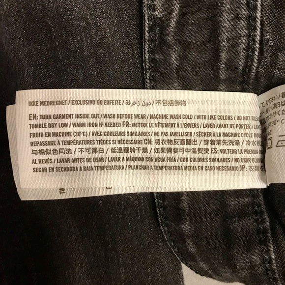 Ultra High-Rise Super Skinny Jeans, 25x31, Black - Picture 15 of 15